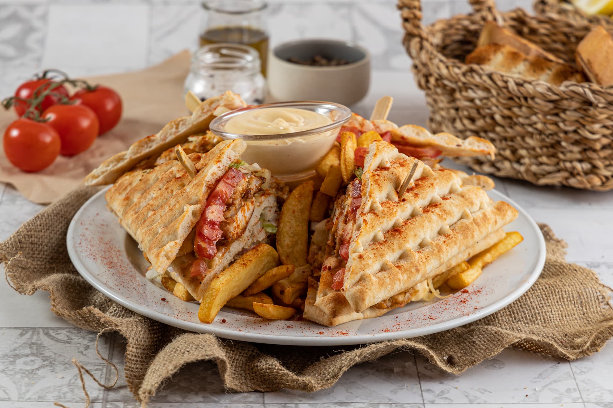 Γύρος club στο ενδεικτικό μενού του The VeatERAN Van