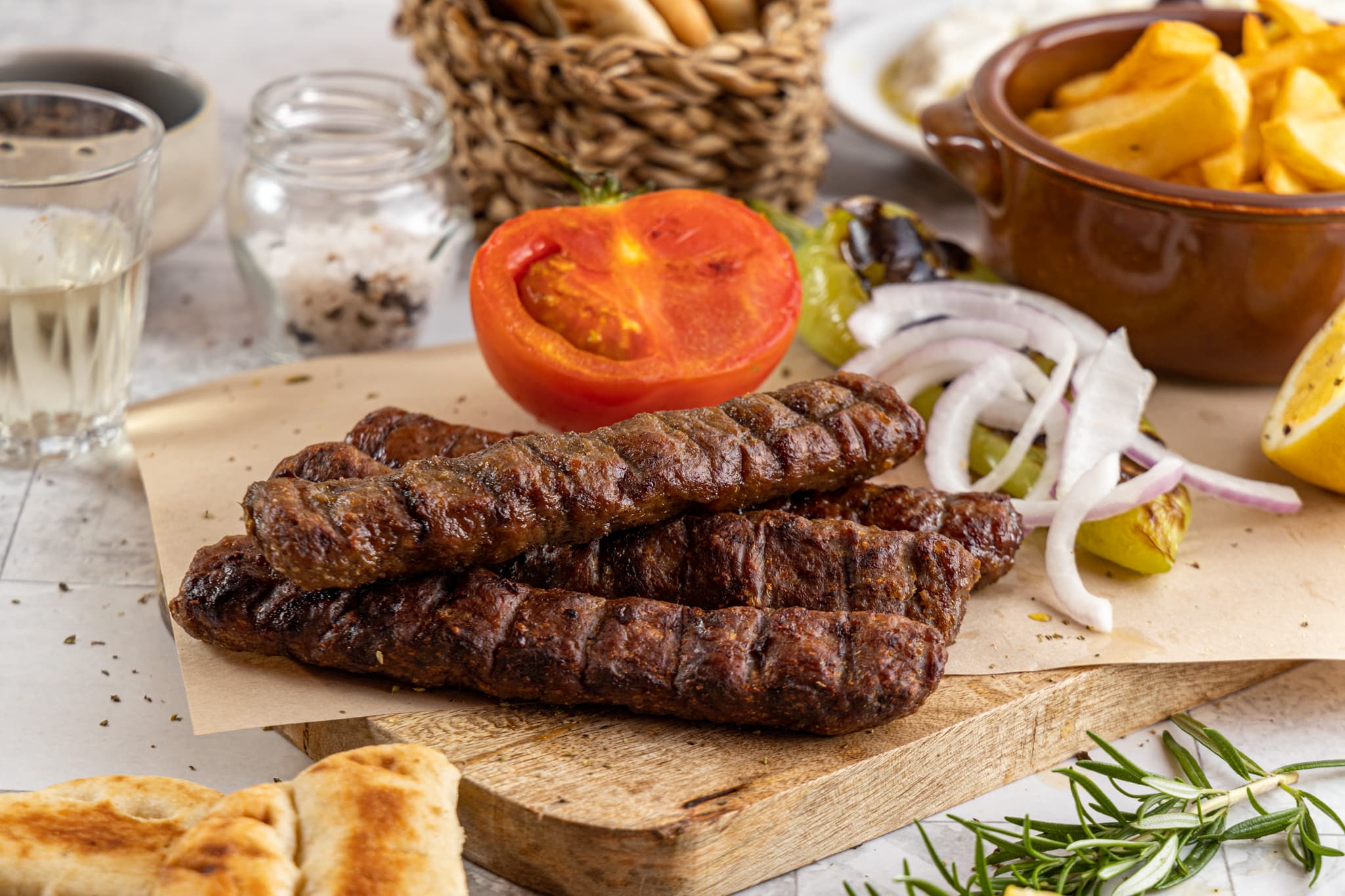 Κεμπάπ στο ενδεικτικό μενού του The VeatERAN Van