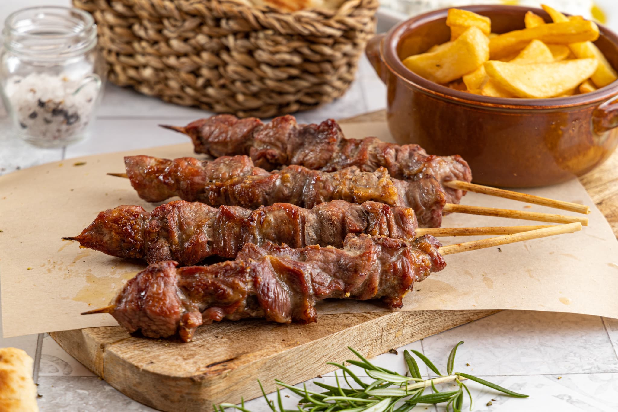 Καλαμάκια στο ενδεικτικό μενού του The VeatERAN Van